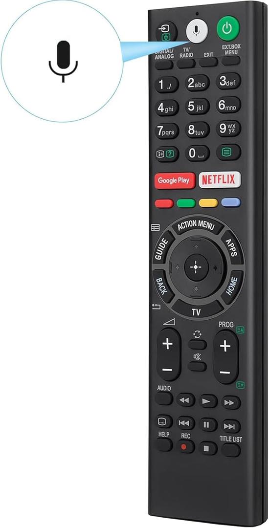 for Sony TV Remote Replacement fit for Sony-TVs and Bravia-TVsfor All Sony 4K UHD LED LCD HD Smart TVs