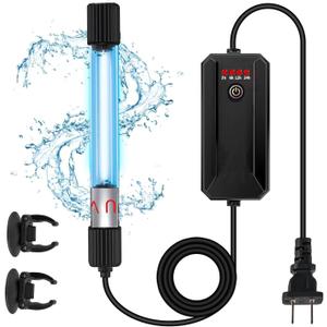 13W Timer Aquarium Clean Light Algae Clear Green Bloom Clean Fish Tank Water Clean Lamp for Sump Pond Filter Tank