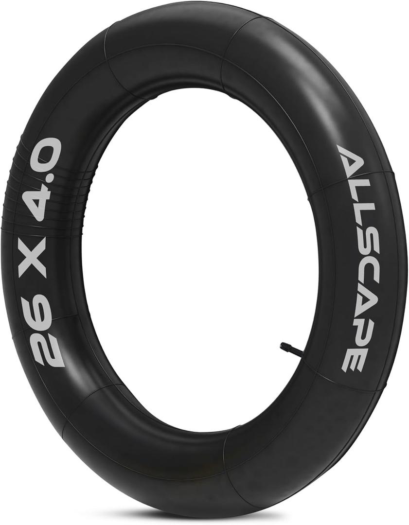 HEB - Heavy Duty Bike Tube for Ebike Tires - Puncture Resistant Inner Tube for 20x4 / 26x4 Bike Tire, Fat Tire Tube, MTB, 20 inch x 4.0 inch and 26 inch x 4.0 inch Bike Tubes