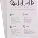 Juvale Bachelorette Party Games - 50-Pack Bar Scavenger Hunt Drinking Game and Dares, Fun Novelty Cards for Girls Night Out, Bachelorette Party Supplies, 5 x 7 Inches,Set of 3 Pack