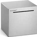 Stainless Steel Piggy Bank for Adults and Kids, Must Break to Open Metal Money Bank, Unopenable Saving Box for Cash (Silver, 4.72inches)