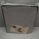 China Storage Containers 5-Piece Set Moving Boxes for Dinnerware, Glasses, Plates, Mugs and Saucers Sturdy Quilted Microfiber Dish Organizer with Dividers for Seasonal Storage - Holds Set of 12, Gray