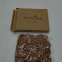 Senjie 16Pcs Velvet Ribbon Bows for Christmas Tree, Vintage Rustic Small Craft Bows Ornaments for Garland Wreath Gift Wrapping Candy Bags Party DIY Decorations (Light Brown, 5" x 10", Width of 1")