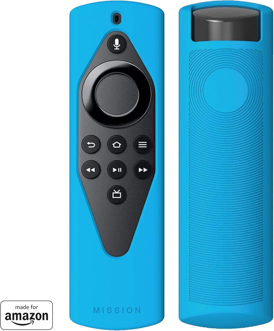 2 x Made for Amazon Remote Cover Case, for Alexa Voice Remote Lite | Blue