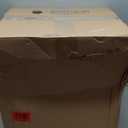 IRIS USA 50 Lbs / 65 Qt WeatherPro Airtight Pet Food Storage Container with Removable Casters, for Dog Cat Bird and other Pet Food Storage Bin, Keep Fresh, Translucent Body, Easy Mobility, Pearl/Black (1 Count (Pack of 1))