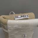 Large Woven Laundry Basket Hamper,60L Cotton Rope Storage Bin for Blankets,Toys and Clothes,Decorative Tall Nursery Hamper for Living Room,Baby Nursery,Bathroom and Bedroom,Brown