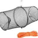 Crawfish Trap Steel Mesh with Spring Clip, for Crawdads Crayfish