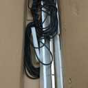 1/2HP Stainless Steel 2" OD Pipe Submersible Bore Pump 1/2 inch Outlet Water Pump 220-240V, 50Hz, Deep Well Pump Screw Submersible Water Pump for Industrial and Home Use