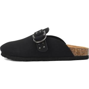Soda Trisha ~ Women Buckle Strap Slip-On Flatform Mule