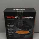 Mueller Heart 5 Waffle Maker, Waffle Iron, Adjustable Browning Control & Nonstick, Cool Touch Handle, Easy to Clean, Small Kitchen Appliances