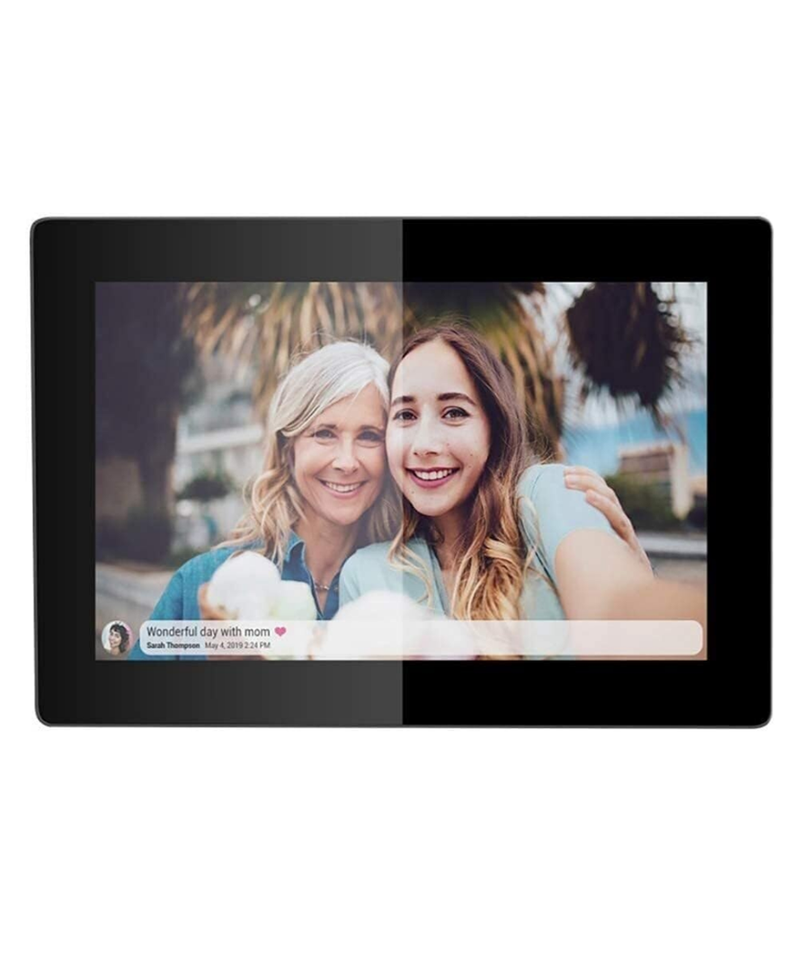 10.1-Inch WiFi Digital Photo Frame with Touch Screen, 264.9*183.7*23mm  Auto-Rotate, App Sharing, 16GB Storage 40 000 PCS Photo