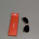 livho Sunglasses for Men Women Aviator Polarized Metal Mirror UV 400 Lens Protection (Gold Black)