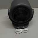 let'me Desk Fan, 100-Speed Table Fan with Digital Display, Rechargeable Portable Fan with Warm Night Light, 135Auto Oscillating Fan and 12H Timer, Small Quiet Desk Fan for Bedroom, Home, Office