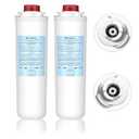 Dicaver 51300C Filters, Replacement for Elkay 51300C EWF3000 Filter By NSF/ANSI 42 Certified,Compatible with Ezh2o Filter Replacement Bottle Stations, High Capacity 3000 Gallon (No Chip) 2 Packs