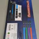 4 Pack 4 Colors Light up LED Saber, Light Swords with FX Sound(Motion Sensitive) and Realistic Handle, Expandable Light up Toy for Kid Adult, Warriors and Galaxy War Fighter, Halloween Party Xmas Gift