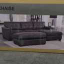 Hunter Chaise Couch, Part of Couch, Color Charcoal
