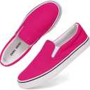 Emma Shoes Low-Top Slip Ons Women's Fashion Sneakers Casual Canvas Sneakers for Women Comfortable Flats Breathable Padded Insole Slip on Sneakers Women Low Slip on Shoes (8)