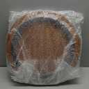 Wine Cork Holder Decorative Christmas Wine Lover Creative Gift Wooden Lazy Susan for Countertop with Glass Protective Cover Can Store 130 Corks Stoppers Display Kitchen Bar Table Centerpieces