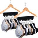 Bra Organizer for Closet Hanging, Space Saving Sports Bra Hanger for Closet Organization, Sports Bra Storage, Bra Holder, Tank Top Hanger, Swimsuit Hanger (2-Pack)