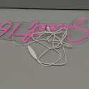 SYLHOME Pink Sweet 16 LED Neon Light Sign 17"X7.3" 5V Sweet Girls Adults Bedroom Happy Birthday Party Wall Decor Beautiful Bestie Sister Gift USB