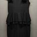 Elegant Dresses for Women Sexy Church Long Ruffles Sleeve Business Pencil Vintage Peplum Dress Wear to Work Large