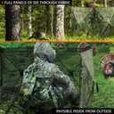 Hunting Blind for Turkey, 3-Panel See-Through Turkey Blind, Full 360 Visibility Pop Up Ground Blind (
‎23.8 x 5 x 4.6 inches)
