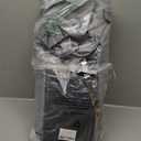 Gray Canopy Replacement Cover Compatible with E-Z UP 10' x 10' Commercial Canopy,ES100S,CSF 10WH STL,ES1002F, Encore II, Bonus 4PCS Weight Bags