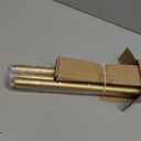 Gold Curtain Rods for Windows 48 to 84 Inch(4-7ft),1 Inch Adjustable Curtain Rod,Heavy Duty Window Rods,Decorative Swan Finials Drapery Pole,Telescoping Single Rod for Bedroom 36-88",Brass