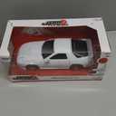 Jada Toys JDM Tuners 1:24 Scale Die-Cast 1985 Mazda RX-7 (FC) Volk Racing, Opening Doors, Detailed Interior, Rubber Tires, Collectible for Ages 8+(White)