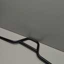 22.2 BMX Bike Handlebar 670mm, 160mm High Rise Bicycle Handlebar 6 Backsweep 3 Upsweep Steel Riser Handle Bars for E Bike, Fixie Gear, Motorcycle, Cruiser, MTB Mountain Bike, 7/8 inch