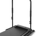 Upgraded Walking Pad Handle Bar, Strong Stable Heavy-Duty Steel Treadmill Handlebar, Fits for Walking Pad no More Than 21.7" Wide, Adjustable Handrail Height (Max 43.3"), Black