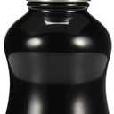 YOHKOH Mini Vacuum Insulated Water Bottle With Bamboo Lid - Stainless Steel Thermos Water Bottle for Women Girls Kids, Metal Sports Hot and Cold Water Bottle Leak-Proof BPA-Free (6.4oz,Black)