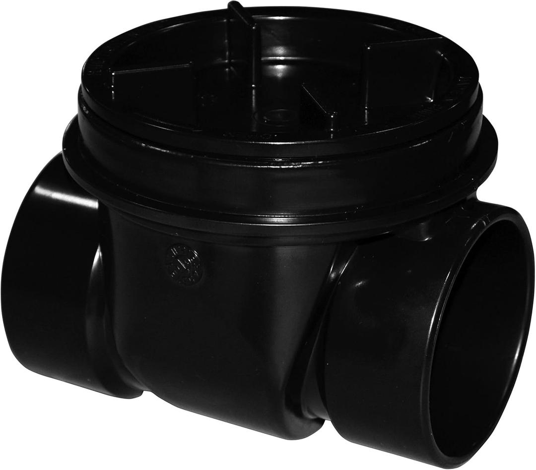 Oatey 3 in. ABS Backwater Valve (Black)