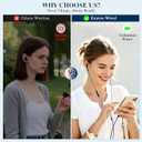 AI Translation Wired Earbuds Real Time - 164 Languages Translator Lightning Headphones & Earphones, Audifonos Traductores Ingls Espaol Ear Buds Compatible with iPhone 14 13 12 11 Pro Max Plus-2Pack