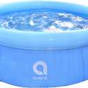 JLeisure Avenli 12014 5.5 Foot x 20 Inch 1 to 2 Person Capacity Prompt Set Kids Above Ground Inflatable Outdoor Backyard Kiddie Swimming Pool, Blue