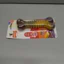 Nylabone Flavor Frenzy Dental Bone Power Chew Toy, Dog Toys for Aggressive Chewers, Philly Cheesesteak, X-Large - 50+ lbs, 1 Count