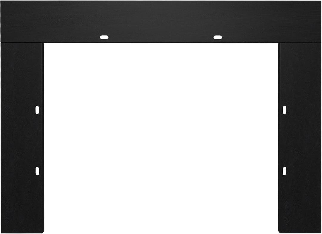 Trim Kit Designed for 30.5" W24.9“H Electric Fireplace Insert, Black