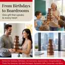 Birthday Gift Basket Tower for Women, Him, Gourmet Snacks & Sweets Food Gifts, Treat Box with Cookies, Delicious Treats, Candy Surprise by Broadway Basketeers