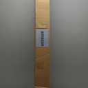 AMMSUN 7ft Patio Umbrella with Fringe Outdoor Tassel Umbrella UPF50+ Premium Steel Pole and Ribs Push Button Tilt, Navy Blue Stripes