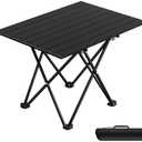 Ultra-Lightweight Aluminum Camping Table, Portable Folding Side Table with Carry Bag for Outdoor Beach Hiking, Picnics & BBQ Cooking