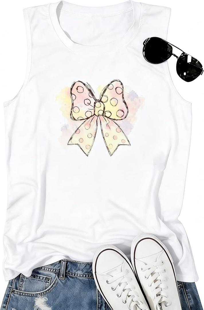 Magic Princess Tank Tops for Women: Magical Shirt Fairy Castle Graphic Tank Family Vacation Vest Summer Sleeveless Tops (White, M)