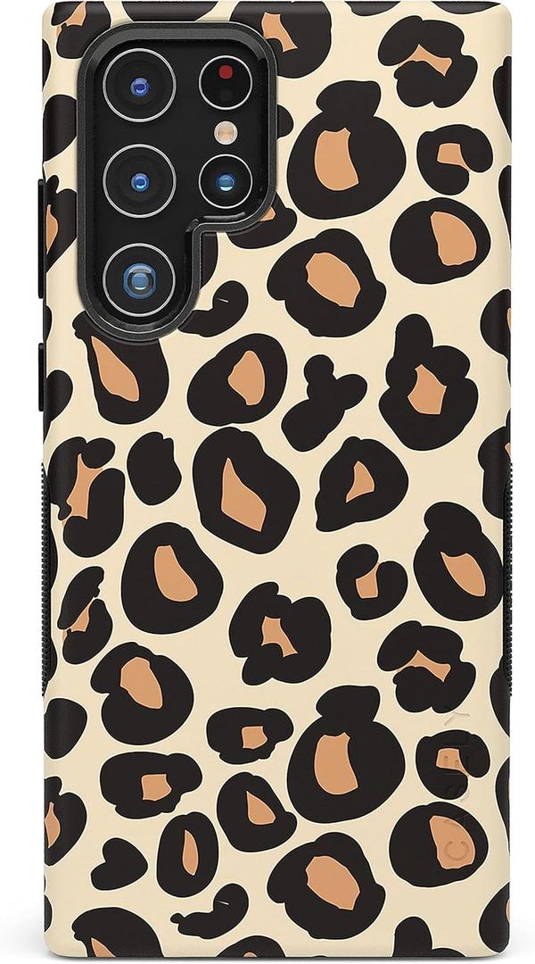 Casely Galaxy S22 Ultra Case | Into The Wild | Leopard Print Case