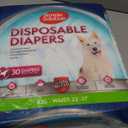Simple Solution Dog Diapers Female, Dog Diapers, Potty Training, Super Absorbent, Breathable, Wetness Indicator for Urination, 22-37 Inch Waist, (XXL, 30ct)