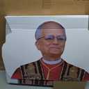 Pope Leo XIV Cardboard Cutout Standee – Life Size Freestanding Display with Easel Back – Printed on Paperboard