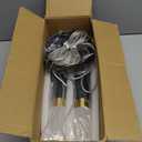 2-Light Pendant Lights Kitchen Island Dimmable LED Modern Mini Pendant Light, Bedroom Small Pendant Light Fixtures (Black Gold)