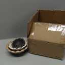 Creative Co-Op Stoneware Flower Bowls, 6" L x 6" W x 3" H, Multicolor
