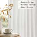 Extra Wide 100 Inch Wide Ivory White Pinch Pleated Linen Curtains 84 Inches Long for Patio Sliding Glass Door 100 Inch Width Pleated Drapes with Hooks Rings 100x84 Curtain for Living Room 1 Panel