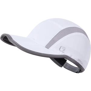 GADIEMKENSD Reflective Folding Outdoor Hat Unstructured Design UPF 50+ Sun Protection Sport Hats for Womens and Mens