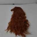 Vomella Orange Wig With Bangs Ginger Wig 26 Inch Long Curly Wavy Orange Hair Wigs for Women Natural Looking Synthetic Heat Resistant Halloween Wigs for Daily Party Use (232C)