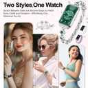 Smart Watches for Women, Fitness Tracker Watches with Sleep Monitor/Heart Rate/Blood Oxygen, IP68 Waterproof Fitness Tracker with Long Battery Life, Excellent Appearance Design for Android/iOS Phones